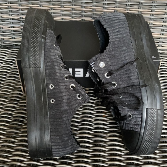 Converse Ctas Lift Platforms OX Black/Black/Black WMNS - Picture 12 of 16